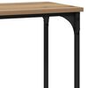 vidaXL Console Table Artisan oak 75 x 30.5 x 75 cm Engineered wood