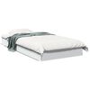 vidaXL Bed Frame without Mattress White 90x200 cm Engineered Wood