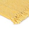 vidaXL Throw Cotton 160x210 cm Mustard Yellow