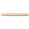 vidaXL Table Top 110x55x2.5 cm Solid Wood Pine Oval