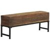 vidaXL Bench 120 cm Solid Reclaimed Wood