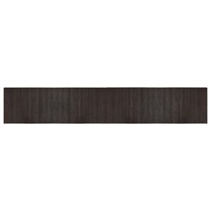 vidaXL Rug Rectangular Dark Brown 70x400 cm Bamboo