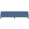 vidaXL Bed Frame with Mattress Blue 120 x 200 cm Fabric