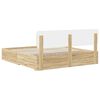 vidaXL Bed Frame with Drawer Sonoma Oak 180 x 200 cm Engineered Wood