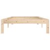 vidaXL Bed Frame without Mattress Solid Wood Pine 100x200cm