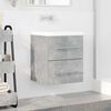 vidaXL Sink cabinet Concrete Grey 38.5 x 41 x 48 cm Engineered Wood