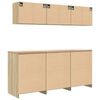 vidaXL Garage Cabinets 6 pcs Sonoma Oak Engineered Wood