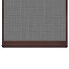 vidaXL Hinged Insect Screen Manual Brown and Black 100 x 215 cm