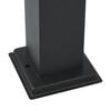 vidaXL Bollard Light with Sensor 110 cm Black IP44