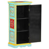 vidaXL Hand Painted Highboard 40x30x90 cm Solid Mango Wood