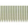 vidaXL Pointed Fence Posts 16 pcs Impregnated Wood 100 cm