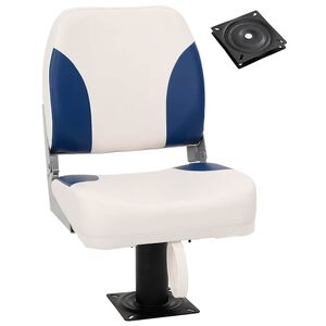vidaXL Boat Seat with Pedestal 360&deg; Rotatable