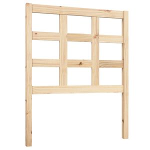 vidaXL Bed Headboard 80.5x4x100 cm Solid Wood Pine