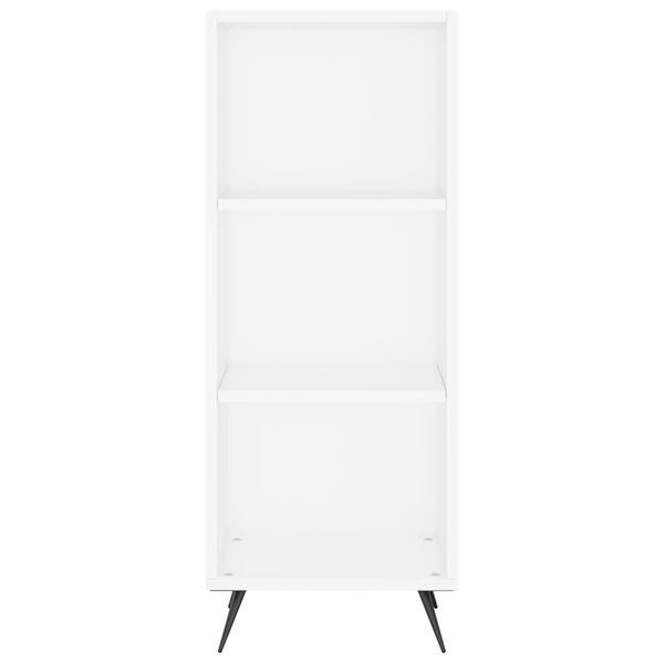 vidaxL Shelf Cabinet White 34.5x32.5x90 cm Engineered Wood