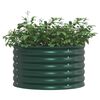 vidaXL Garden Raised Bed Green 80 x 80 x 44 cm Steel