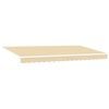 vidaXL Awning Canopy Replacement for 4x2 m Cream Polyester