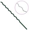 vidaXL Plant Support 20 pcs Green 170 x 0.6 x 0.6 cm Steel