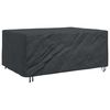 vidaXL Furniture Cover Plain Black 230 x 165 x 80 cm 210D