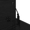 vidaXL Storage Box Black Oak 30 x 35 x 35 cm Engineered Wood