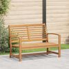 vidaXL Bench Brown 110 x 65 x 76.5 cm Solid Teak Wood