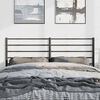 vidaXL Metal Replace Headboard Black 135 cm