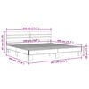 vidaXL Bed Frame without Mattress Smoked Oak 200x200 cm