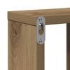 vidaXL Wall Shelf Artisan oak 104.5 x 10 x 43 cm Engineered Wood