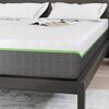 vidaXL Mattress White and Grey 140 x 190 cm Pocket Spring