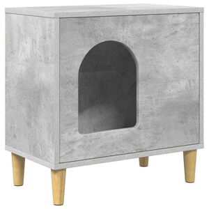vidaXL Cat House Concerte 51 x 30 x 52 cm Engineered Wood