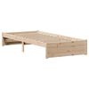 vidaXL Bed Frame without Mattress 90x190 cm Single Solid Wood Pine