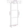 vidaXL Sliding Door with Hardware Set 76x205 cm Tempered Glass&Aluminium