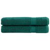 vidaXL Premium Sauna Towels SOLUND 2 pcs Green 80x200 cm 600 gsm