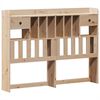 vidaXL Bed Frame without Mattress 150x200 cm King Size Solid Wood Pine