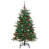 vidaXL Artificial Christmas Tree with 150 LEDs with Stand Green 150 cm
