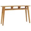 vidaXL Console Table | Natural | Solid Teak Wood | 120 cm long | Console Table