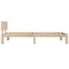 vidaXL Bed Frame without Mattress Solid Wood Pine 100x200cm
