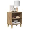 vidaXL Bedside Cabinet Artisan Oak 40x30x50 cm Engineered Wood
