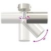 vidaXL Ceiling Spotlight with Spotlights Nickel 6 x 6 x 16 cm Metal