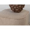 Venture Home Pouffe Piff 44x44x41 cm Teddy Beige