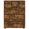 vidaXL Storage Cabinets 2 pcs Smoked Oak 80 x 48 x 105 cm