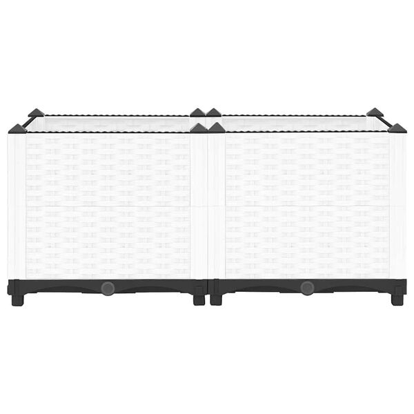 vidaXL Raised Bed 80x40x38 cm Polypropylene