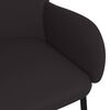 vidaXL Dining Chairs 2 pcs Black Faux Leather