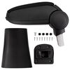 vidaXL Car Armrest Black 16x36x(41-57) cm ABS