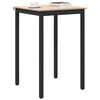 vidaXL Bar Table Natural 70 x 70 x 105 cm Solid Pine Wood