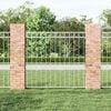 vidaXL Fence Element Assen White 170 x 120 cm Steel