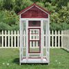 vidaXL Bird House Mocha 91.5x53x170 cm Solid Wood Pine