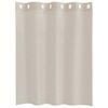 vidaXL Voile Curtain with Curtains 2 pcs Sand 140 x 140 cm Polyester