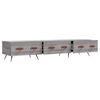 vidaXL TV Cabinet Grey Sonoma 150x36x30 cm Engineered Wood