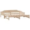 vidaXL Daybed with Trundle without Mattress 80x200 cm Solid Wood