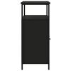 vidaXL Sideboard Black 100x35x80 cm Engineered Wood